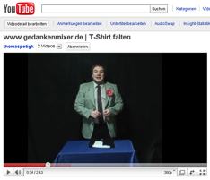 www.gedankenmixer.de | T-Shirt falten
